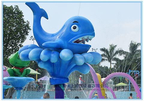 水上游樂(lè)設(shè)備鯨魚噴水